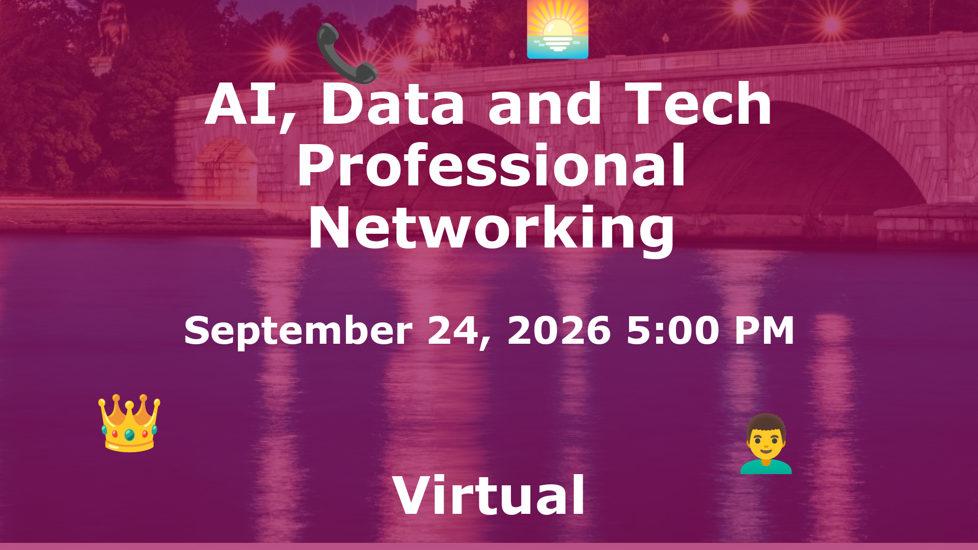AI, Data and Tech Professional Networking event image
